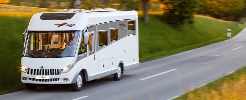 Carthago Motorhome on the Road